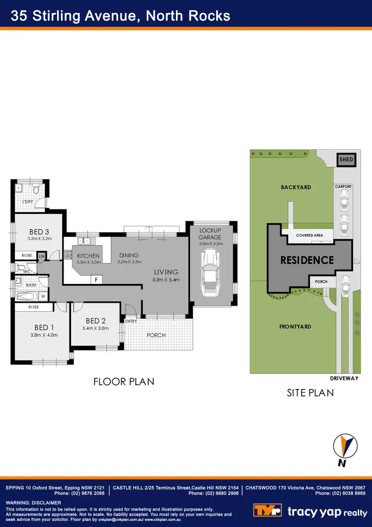 Floorplan of Homely house listing, 35 Stirling Avenue, North Rocks NSW 2151