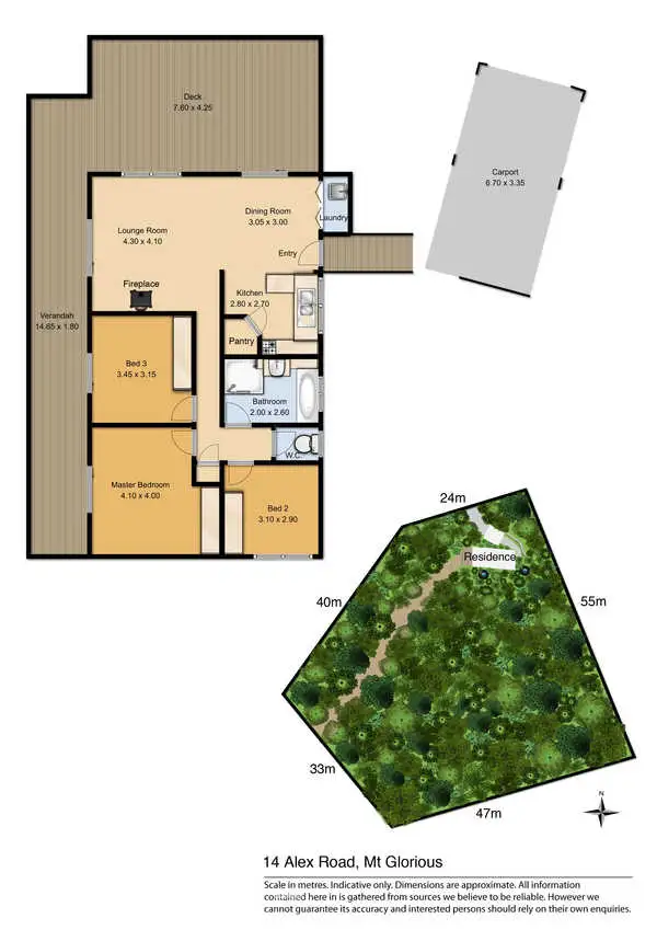 Floorplan of Homely house listing, 14 Alex Road, Mount Glorious QLD 4520