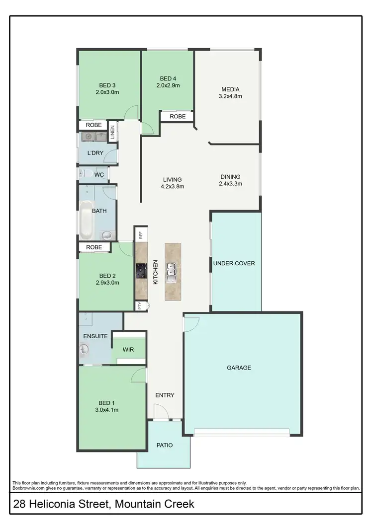 Floorplan of Homely house listing, 28 Heliconia Street, Mountain Creek QLD 4557