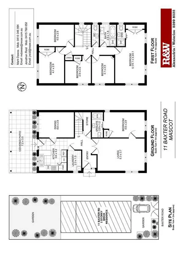 Floorplan of Homely house listing, 11 Baxter Road, Mascot NSW 2020