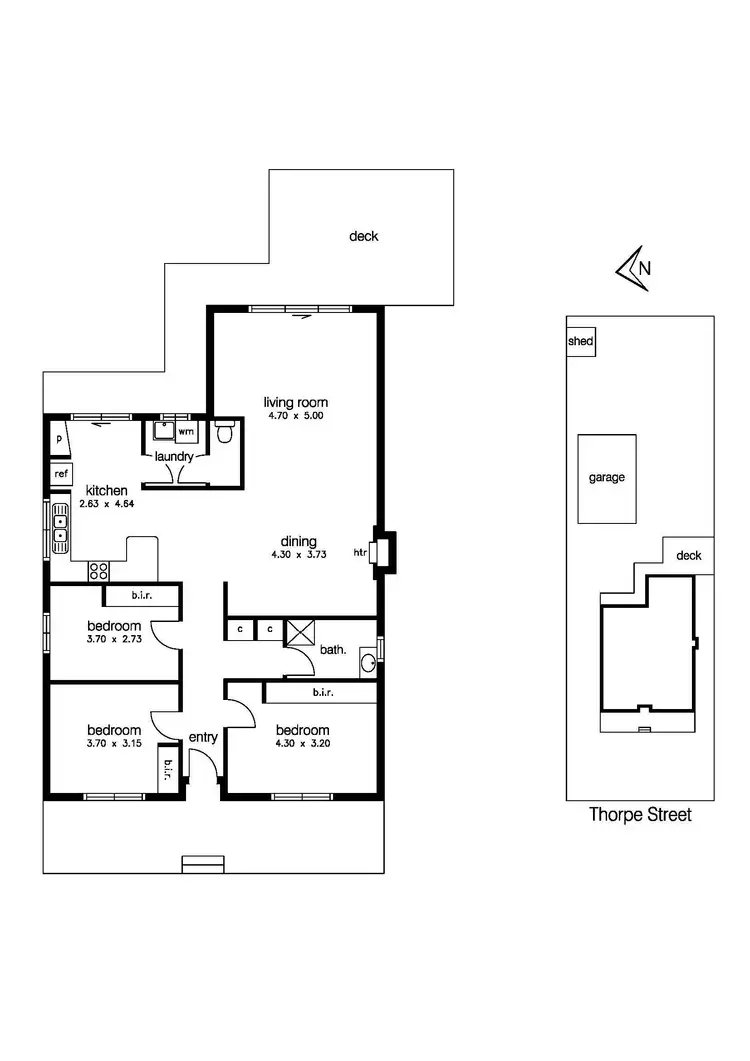 Floorplan of Homely house listing, 16 Thorpe Street, Newport VIC 3015