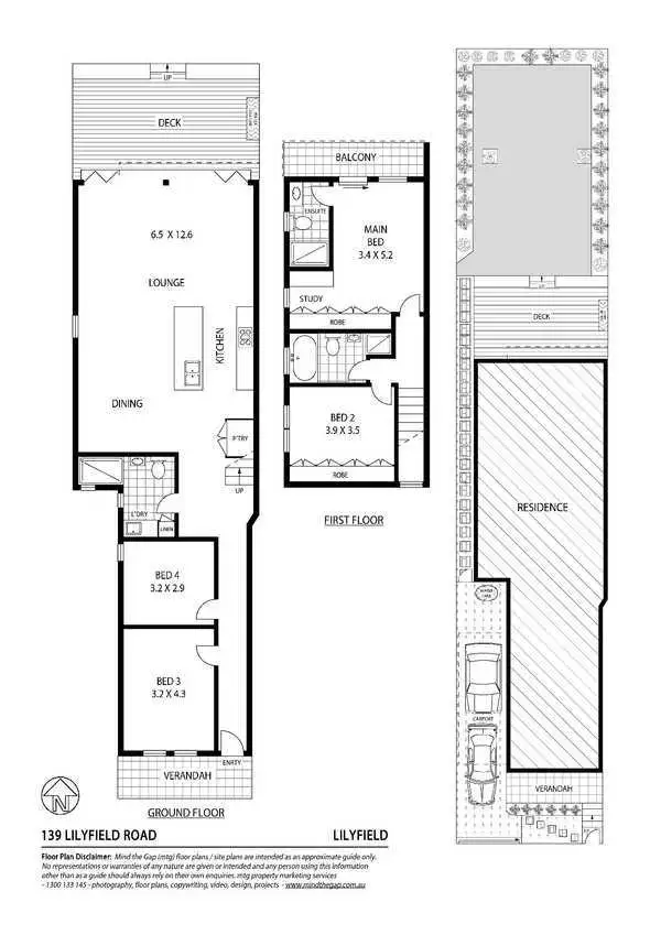 Floorplan of Homely house listing, 139 Lilyfield Road, Lilyfield NSW 2040