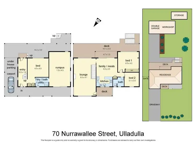 Floorplan of Homely house listing, 70 Nurrawallee Street, Ulladulla NSW 2539