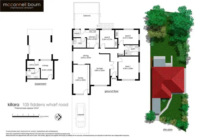 Floorplan of Homely house listing, 105 Fiddens Wharf Road, Killara NSW 2071