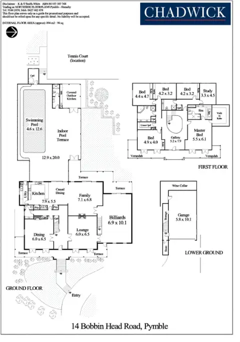 Floorplan of Homely house listing, 14 Bobbin Head Road, Pymble NSW 2073
