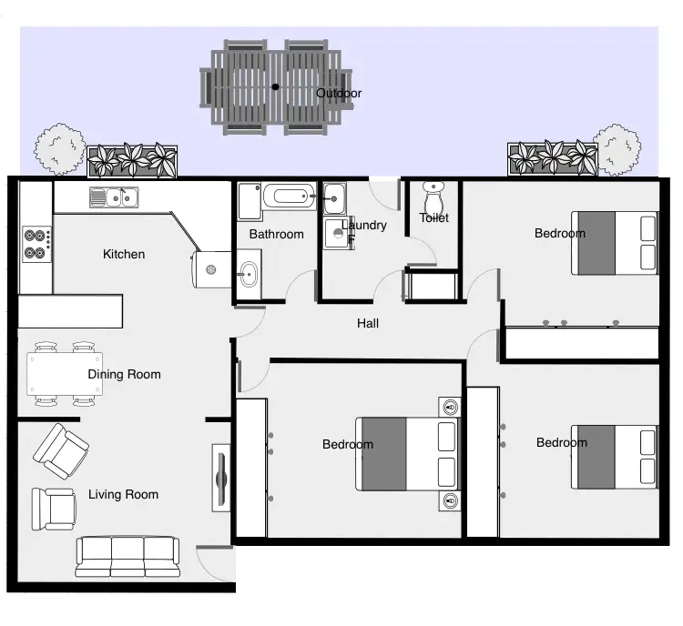 Floorplan of Homely house listing, 41 Ovens Avenue, Red Cliffs VIC 3496