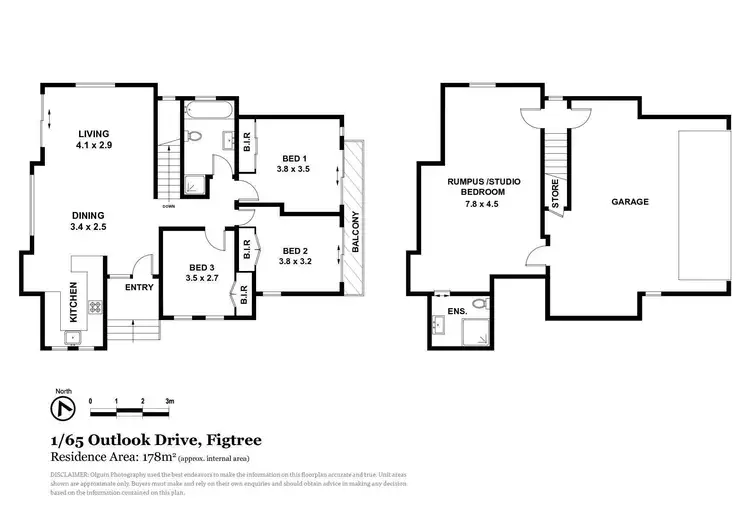 Floorplan of Homely unit listing, 1/65 Outlook Drive, Figtree NSW 2525