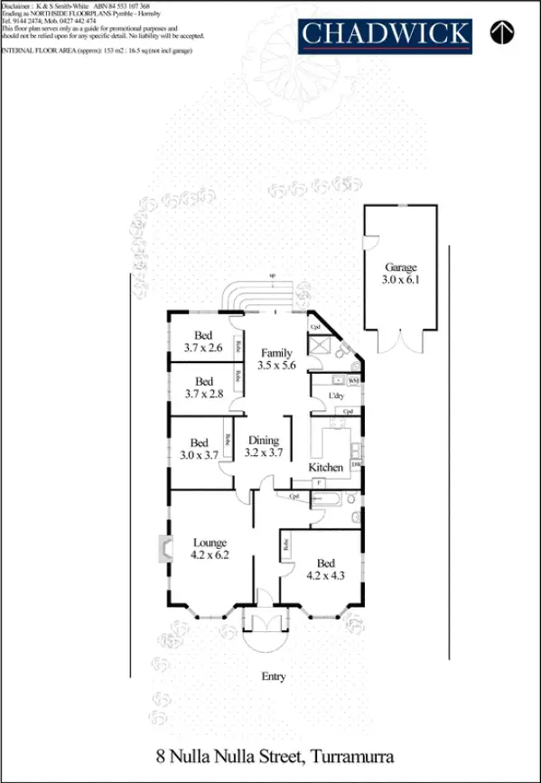 Floorplan of Homely house listing, 8 Nulla Nulla Street, Turramurra NSW 2074