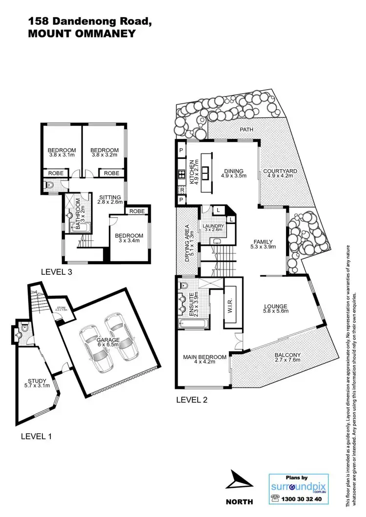 Floorplan of Homely house listing, 47 Greenway Circuit, Mount Ommaney QLD 4074