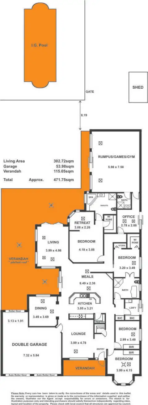 Floorplan of Homely house listing, 35 Taylor Avenue, Salisbury Heights SA 5109