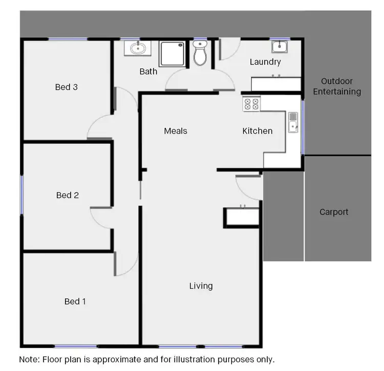 Floorplan of Homely house listing, 35 Christie Parade, Mildura VIC 3500