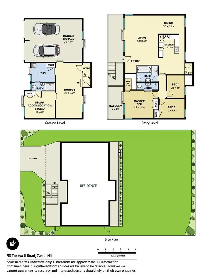 Floorplan of Homely house listing, 50 Tuckwell Road, Castle Hill NSW 2154