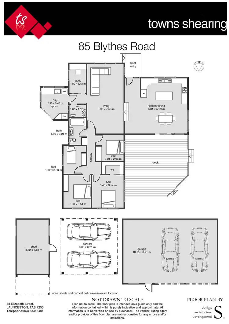 Floorplan of Homely house listing, 85 Blythes Road, Turners Marsh TAS 7267