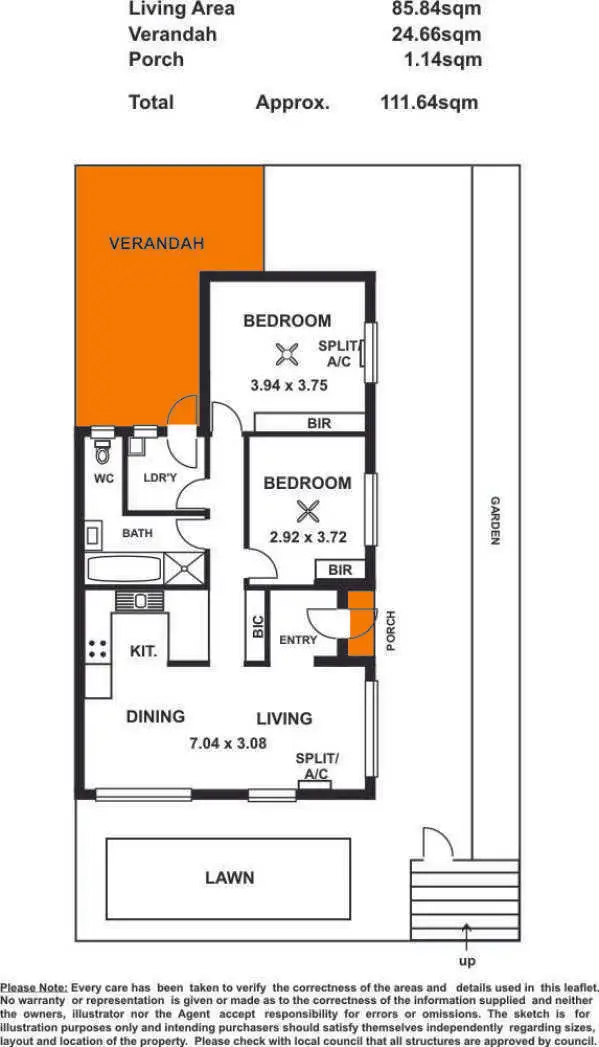 Floorplan of Homely unit listing, 4/73 Churchill Road, Prospect SA 5082