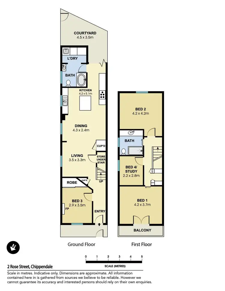 Floorplan of Homely house listing, 2 Rose Street, Chippendale NSW 2008