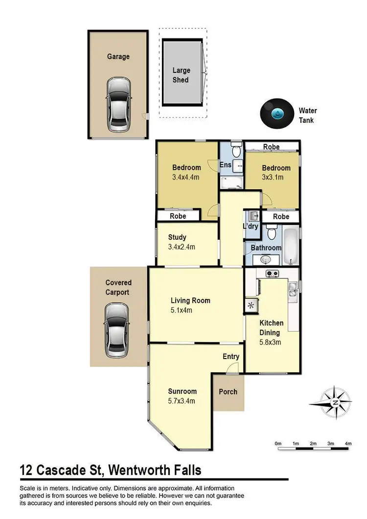Floorplan of Homely house listing, 12 Cascade Street, Wentworth Falls NSW 2782