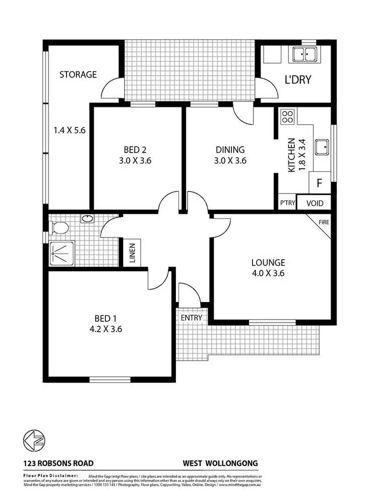 Floorplan of Homely house listing, 123 Robsons Road, West Wollongong NSW 2500