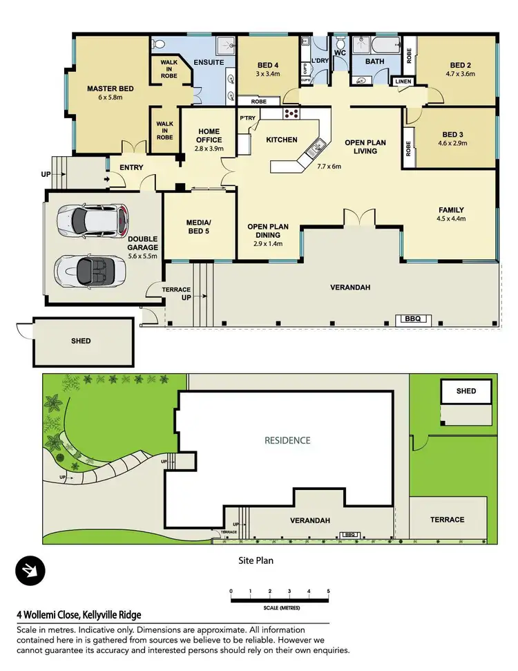 Floorplan of Homely house listing, 4 Wollemi Close, Kellyville Ridge NSW 2155