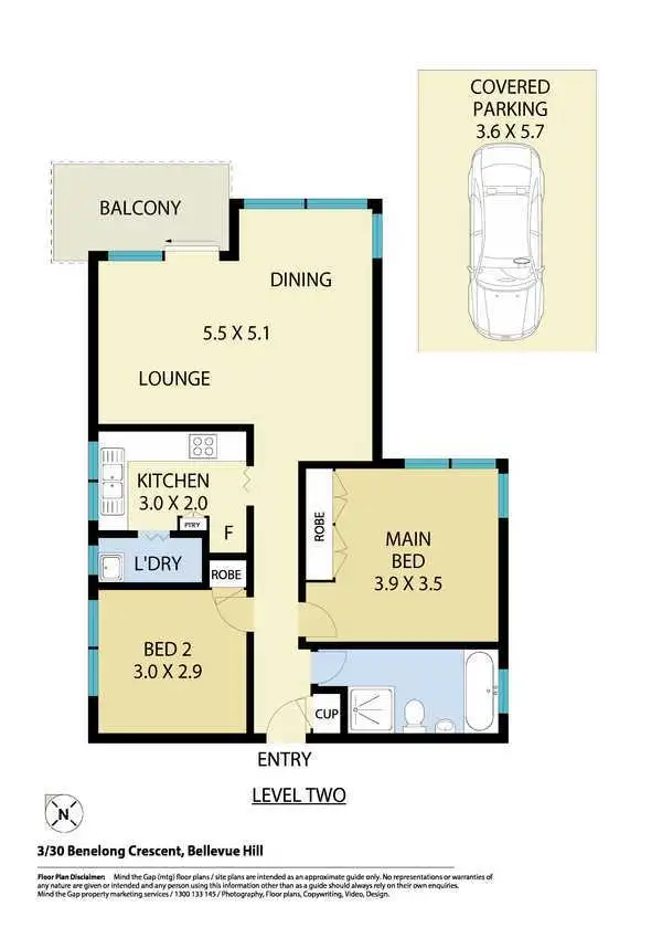 Floorplan of Homely apartment listing, 3/30 Benelong Crescent, Bellevue Hill NSW 2023