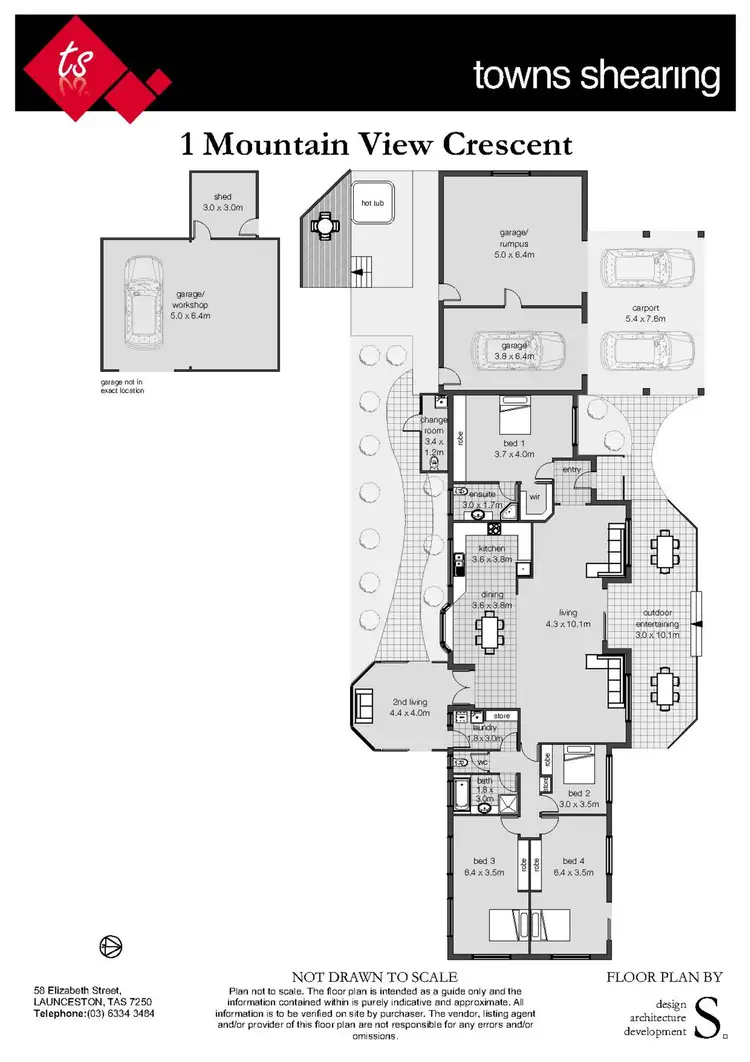 Floorplan of Homely house listing, 1 Mountain View Crescent, Grindelwald TAS 7277