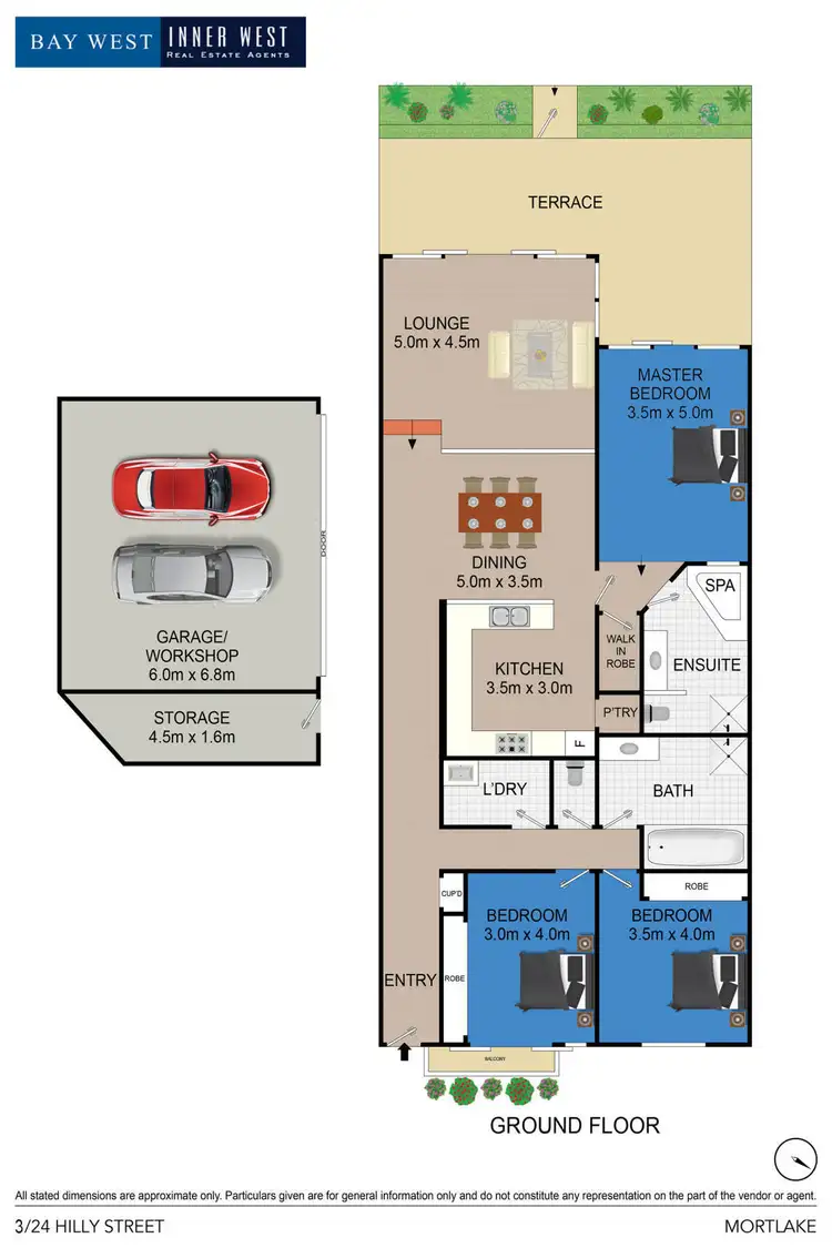 Floorplan of Homely apartment listing, 3/24 Hilly Street, Mortlake NSW 2137