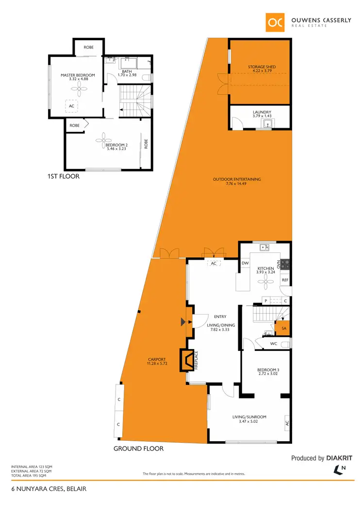 Floorplan of Homely house listing, 6 Nunyara Crescent, Belair SA 5052