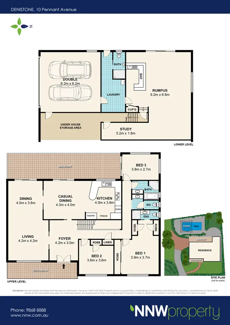Floorplan of Homely house listing, 10 Pennant Avenue, Denistone NSW 2114