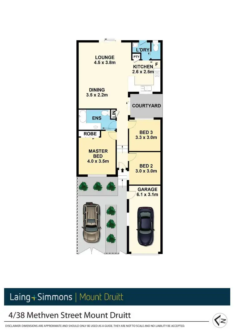 Floorplan of Homely villa listing, 4/38 Methven Street, Mount Druitt NSW 2770