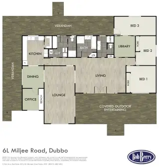 Floorplan of Homely house listing, 6L Miljee Road, Dubbo NSW 2830