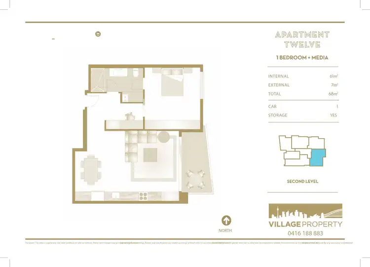 Floorplan of Homely apartment listing, 12/403-405 Old South Head Road, North Bondi NSW 2026