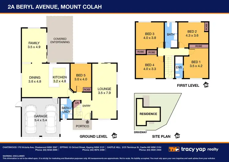 Floorplan of Homely house listing, 2a Beryl Avenue, Mount Colah NSW 2079