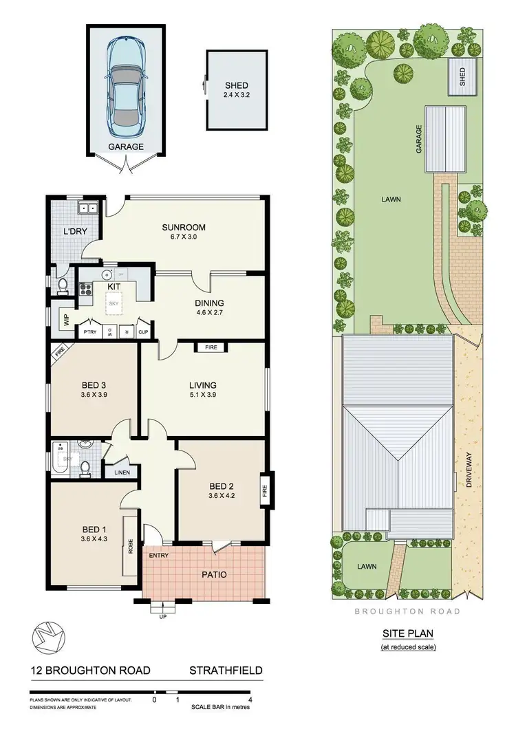 Floorplan of Homely house listing, 12 Broughton Road, Strathfield NSW 2135