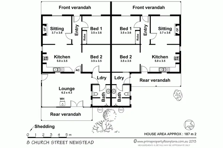 Floorplan of Homely house listing, 8 Church Street, Newstead VIC 3462