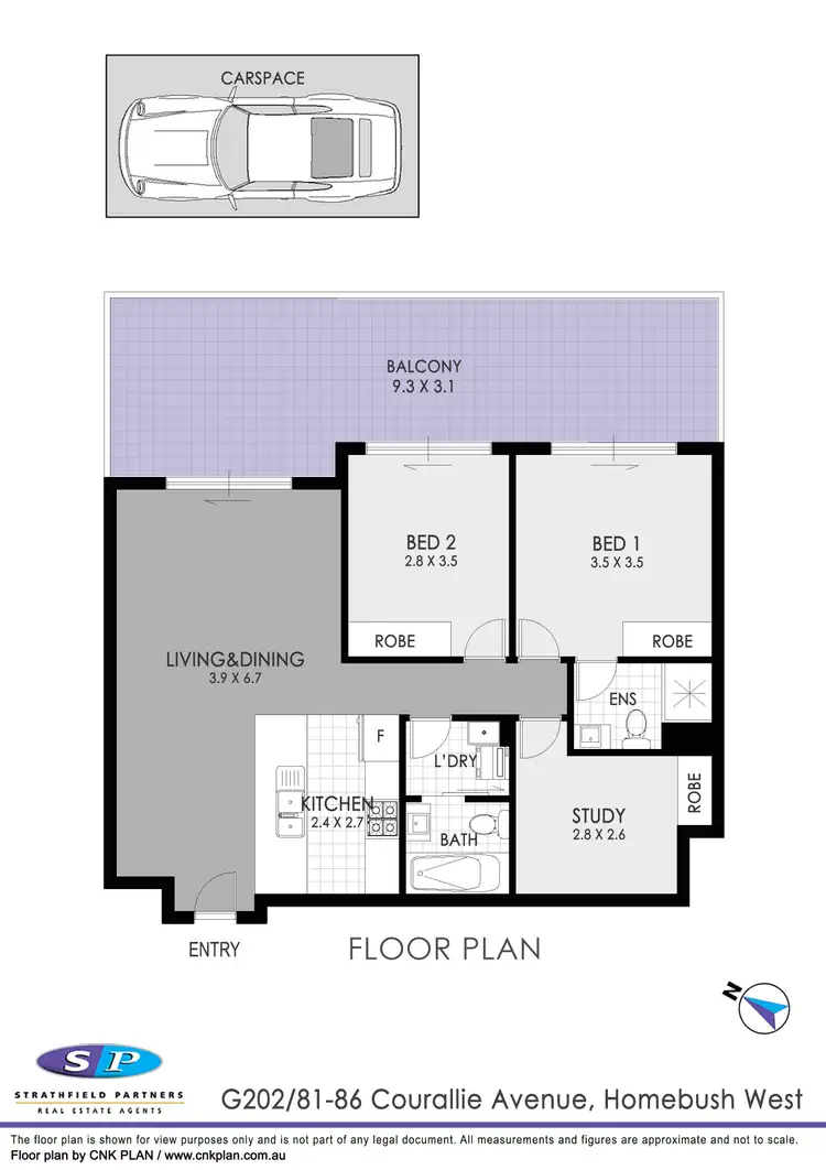 Floorplan of Homely apartment listing, G202/81 Courallie Avenue, Homebush West NSW 2140