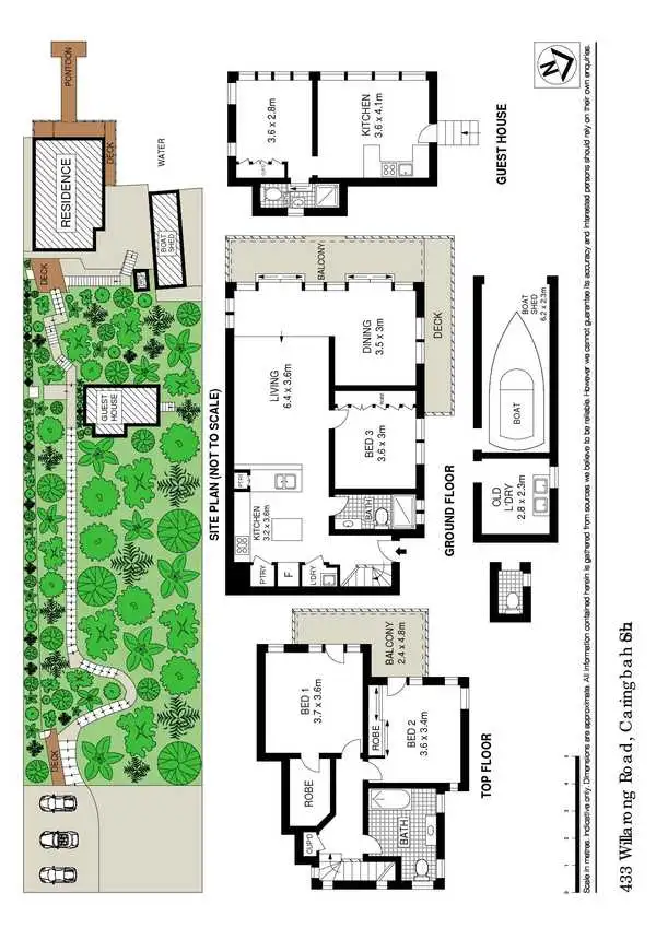 Floorplan of Homely house listing, 433 Willarong Road, Caringbah South NSW 2229