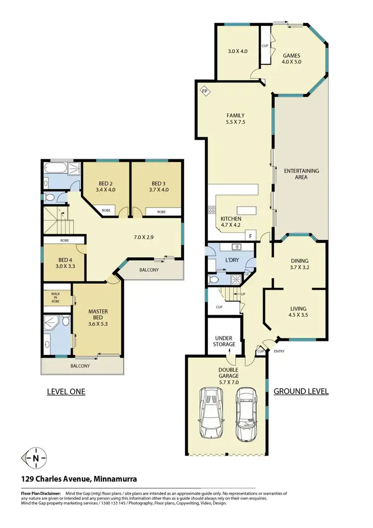 Floorplan of Homely house listing, 129 Charles Avenue, Minnamurra NSW 2533