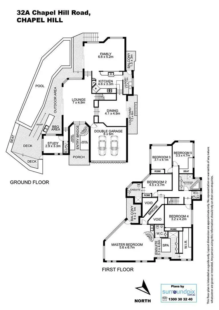 Floorplan of Homely house listing, 32A Chapel Hill Road, Chapel Hill QLD 4069