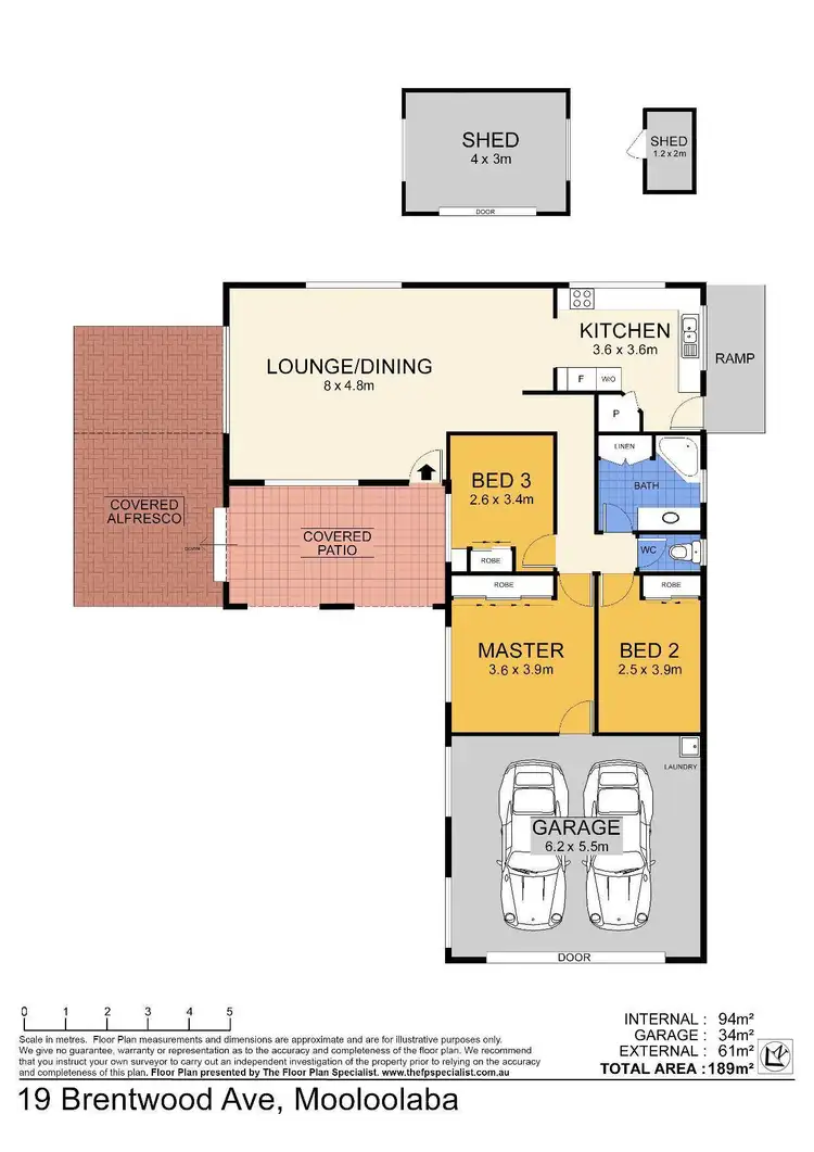 Floorplan of Homely house listing, 19 Brentwood Avenue, Mooloolaba QLD 4557