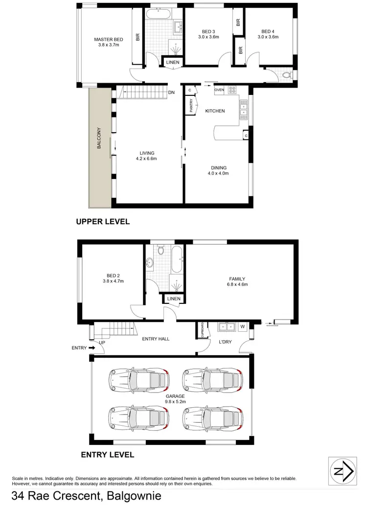 Floorplan of Homely house listing, 34 Rae Crescent, Balgownie NSW 2519