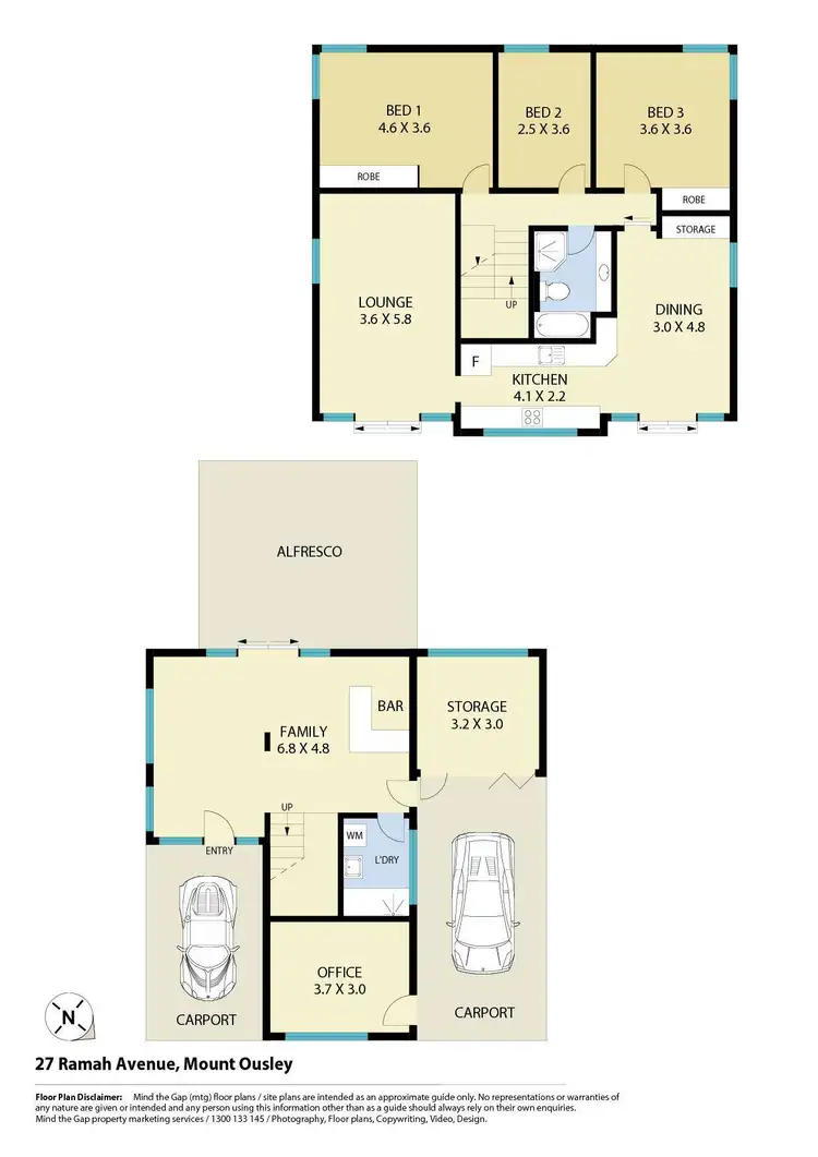 Floorplan of Homely house listing, 27 Ramah Avenue, Mount Ousley NSW 2519