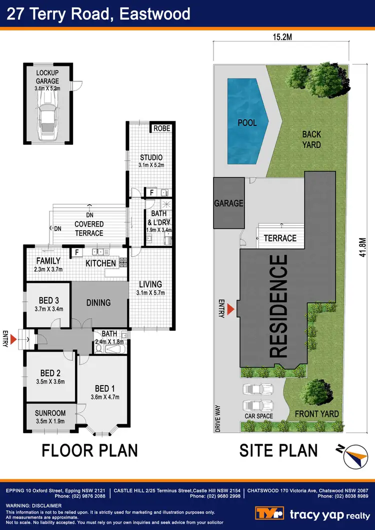 Floorplan of Homely house listing, 27 Terry Road, Eastwood NSW 2122