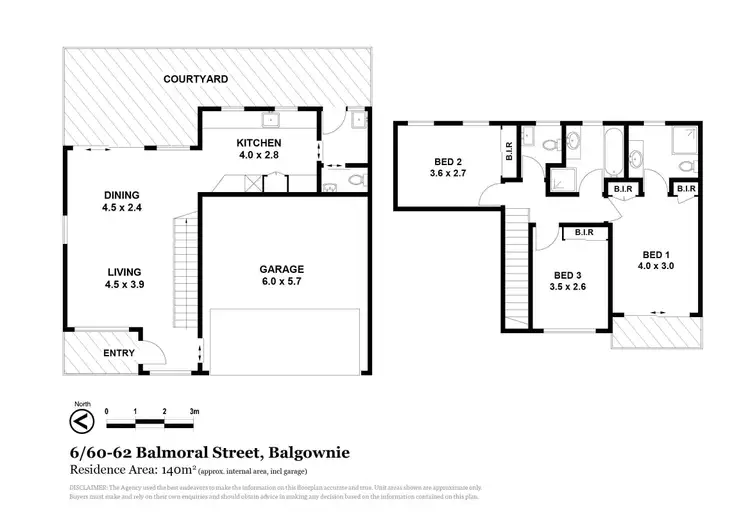 Floorplan of Homely townhouse listing, 6/60-62 Balmoral Street, Balgownie NSW 2519
