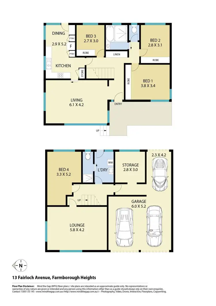 Floorplan of Homely house listing, 13 Fairloch Avenue, Farmborough Heights NSW 2526