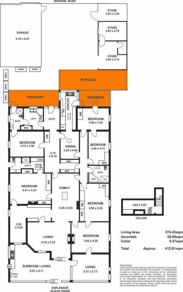 Floorplan of Homely house listing, 437 Esplanade, Grange SA 5022