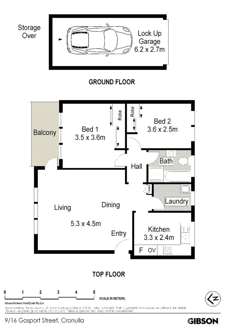Floorplan of Homely unit listing, 9/16-18 Gosport Street, Cronulla NSW 2230