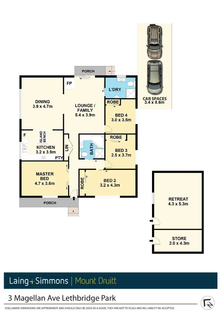 Floorplan of Homely house listing, 3 Magellan Avenue, Lethbridge Park NSW 2770