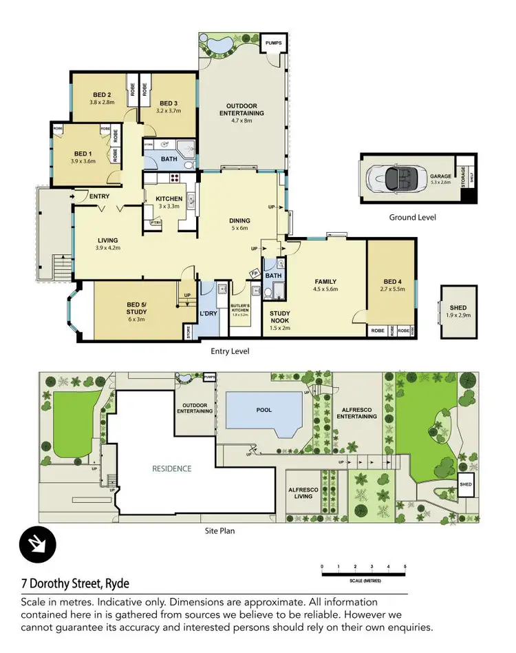 Floorplan of Homely house listing, 7 Dorothy Street, Ryde NSW 2112