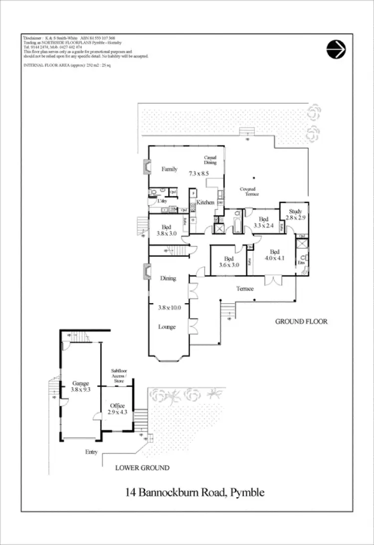 Floorplan of Homely house listing, 14 Bannockburn Road, Pymble NSW 2073