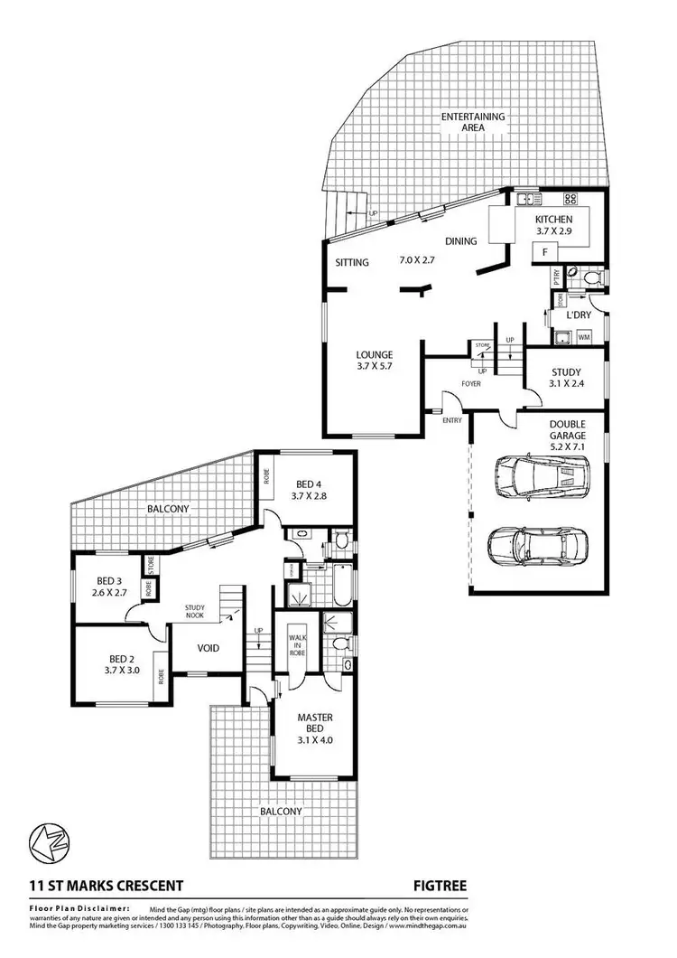 Floorplan of Homely house listing, 11 St Marks Crescent, Figtree NSW 2525