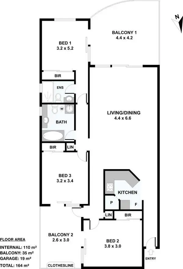 Floorplan of Homely apartment listing, 7/16 Devon Street, Yeronga QLD 4104